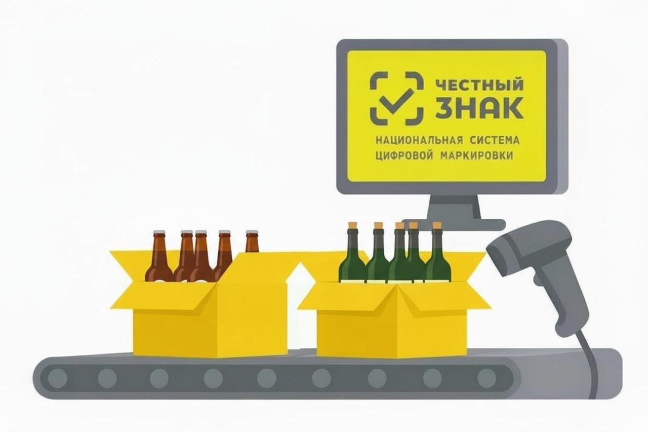 внедрение маркировки честный знак слабый алкоголь